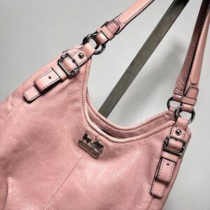 VTG COACH Madison Maggie Pink Blush Pebbled Leather Shoulder Bag